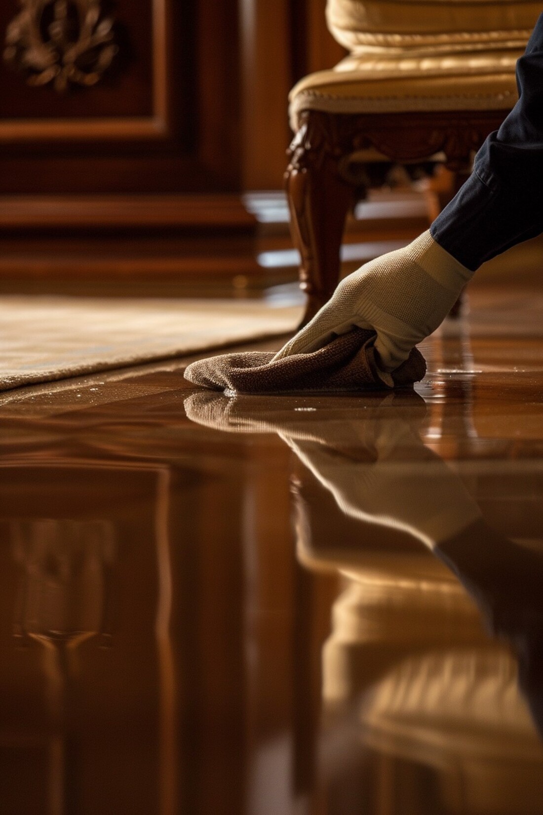 Cuidados com o piso laminado após uma inundação