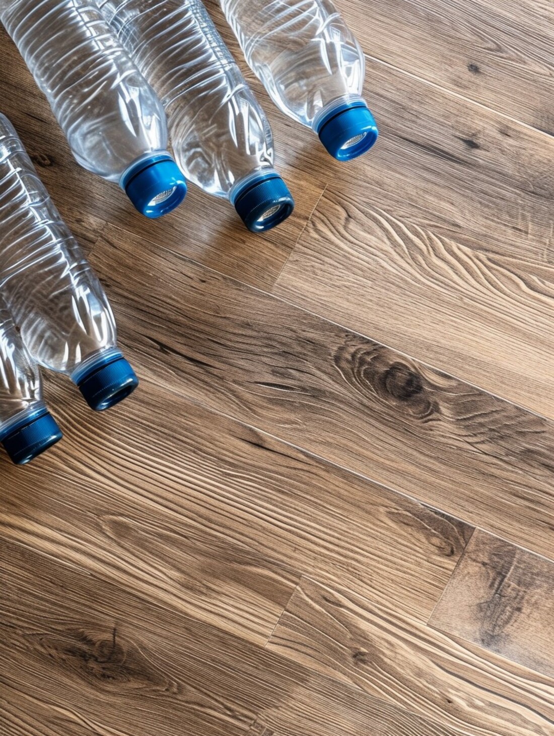 O piso laminado não é resistente à água