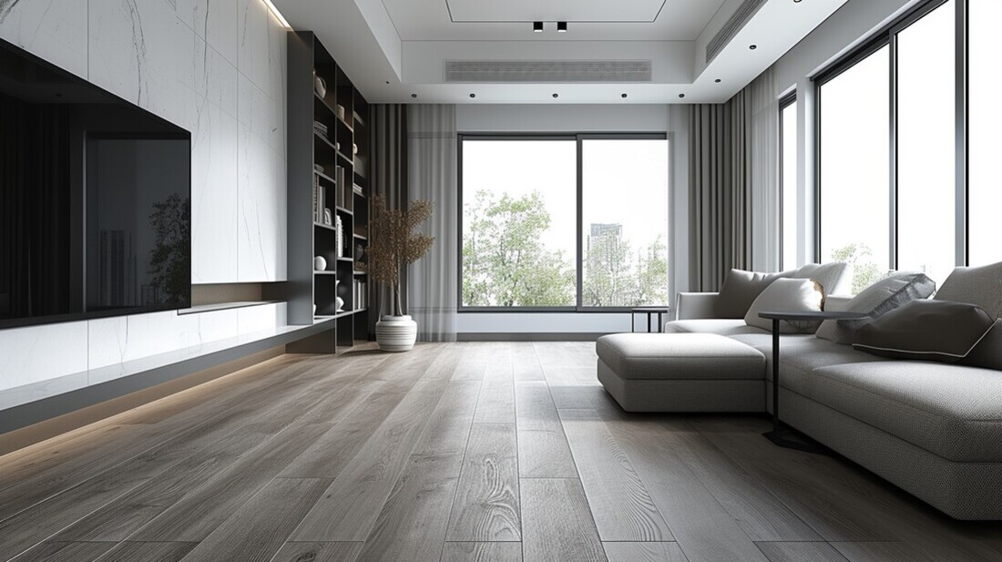 Piso laminado no piso interno